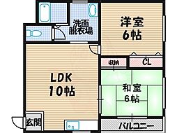 寿ハイツ 2階/201
