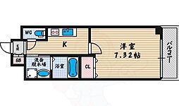 クローバー・ソレイユ南田辺 4階/406