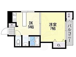 ハイツ・シャレード 1DKの間取図画像