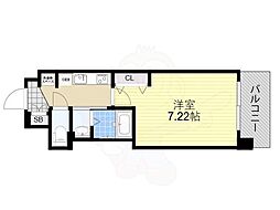 Luxe我孫子2 1Kの間取図画像