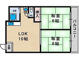 シャトー北畠 2階