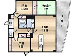 エスパシオ西田辺 4階