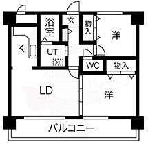 大阪府豊中市服部西町２丁目2番20号（賃貸マンション2LDK・7階・51.39㎡） その2