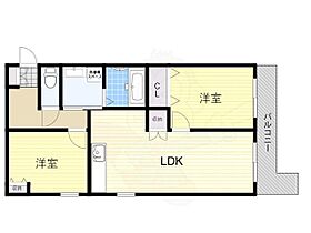 大阪府吹田市江坂町５丁目（賃貸マンション2LDK・3階・56.70㎡） その2