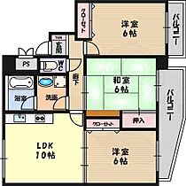 べレール緑地公園  ｜ 大阪府豊中市東寺内町8番20号（賃貸マンション3LDK・2階・63.00㎡） その2