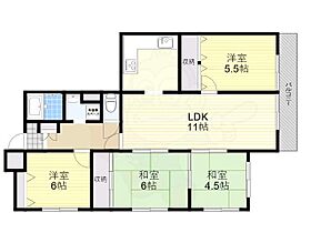 大阪府豊中市上野西２丁目（賃貸マンション3LDK・3階・79.00㎡） その2