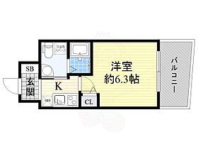 大阪府吹田市江坂町１丁目10番1号（賃貸マンション1K・7階・20.72㎡） その2