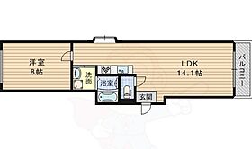 大阪府豊中市熊野町３丁目13番1号（賃貸マンション1LDK・2階・40.13㎡） その2