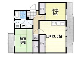 公団江坂住宅壱号棟 4階