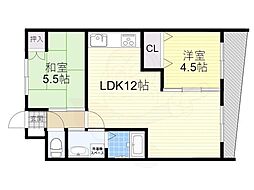 ヴェルデュール千里山西 2階