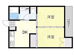 マンション真砂 3階/-