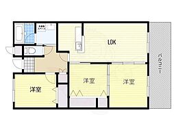 間取図画像 3LDK