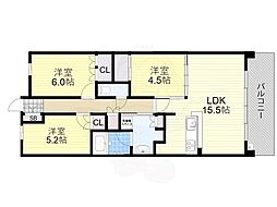 ジオ千里中央 ザ・レジデンス 3階/-