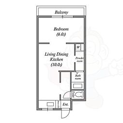 笹部ハイツ 3階/-