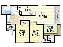 イストワール北桜塚 2階