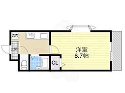アズビー千里山 5階/-
