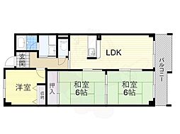 プリムベール向丘 3LDKの間取図画像