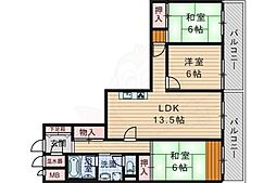ライオンズマンション緑地公園 2階
