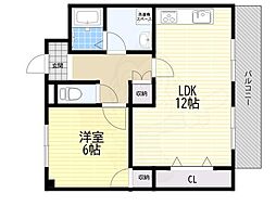 ガーデンシティハイツ 2DKの間取図画像