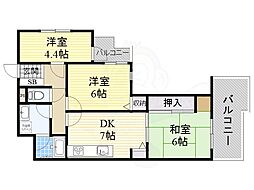 セントラル豊中東 4階