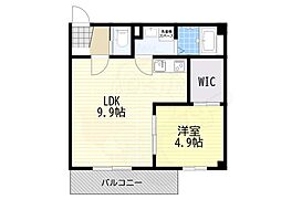 Scala Toyotsu 1LDKの間取図画像