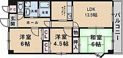 メゾンドール南千里 6階/603