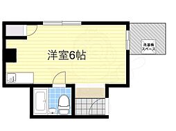 ハイミック 1Kの間取図画像