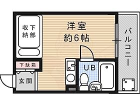 ブードワール 52 ｜ 大阪府高槻市南平台４丁目（賃貸マンション1R・4階・10.80㎡） その2