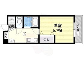 UIサンライズ 303 ｜ 大阪府高槻市芥川町１丁目（賃貸マンション1K・3階・24.50㎡） その2