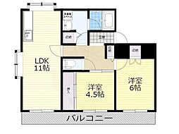 ハイツCOCO(ハイツココ) 2階