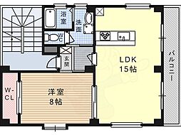 サンミスト 1LDKの間取図画像