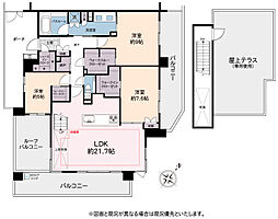 クリオ茅ヶ崎中海岸グランヴィラ 3LDKの間取図画像