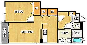 京都府京都市伏見区下鳥羽西柳長町（賃貸アパート1LDK・1階・45.72㎡） その2