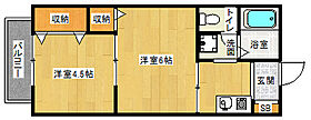 京都府京都市右京区西京極郡町（賃貸アパート2K・1階・30.00㎡） その2