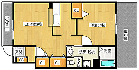 京都府京都市伏見区向島吹田河原町（賃貸アパート1LDK・1階・46.49㎡） その2