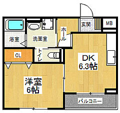 物件の間取り