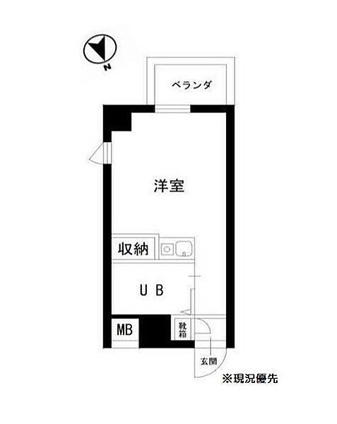 仲町台フェニックスコート 313｜神奈川県横浜市都筑区仲町台1丁目(賃貸マンション1R・3階・18.00㎡)の写真 その2