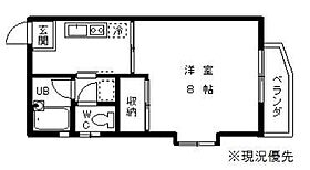 第5松岡荘 202 ｜ 神奈川県横浜市港北区樽町2丁目（賃貸アパート1K・2階・25.89㎡） その2