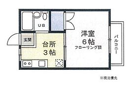 あかねハイツ 102 ｜ 神奈川県横浜市港北区菊名3丁目（賃貸アパート1K・1階・20.46㎡） その2