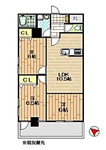 神奈川県横浜市都筑区葛が谷（賃貸マンション3LDK・5階・61.90㎡） その2