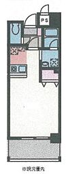 サンライズ仲町台 1Kの間取図画像