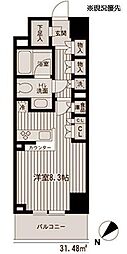 HF新横浜レジデンス 1Kの間取図画像