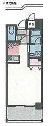サンライズ仲町台 1Kの間取図画像