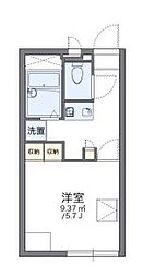 多摩都市モノレール 上北台駅 徒歩17分の賃貸アパート 2階1Kの間取り