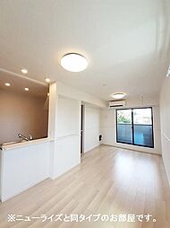 西武拝島線 武蔵砂川駅 バス8分 村山医療センター入口下車 徒歩9分の賃貸アパート 2階2LDKのリビング/ダイニング