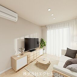 JR中央本線 国立駅 徒歩10分の賃貸マンション 1階2LDKのリビング/ダイニング