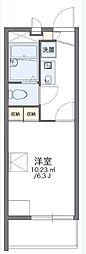 京王線 聖蹟桜ヶ丘駅 徒歩6分の賃貸アパート 1階1Kの間取り