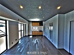 JR青梅線 河辺駅 徒歩8分の賃貸アパート 1階3DKのリビング/ダイニング