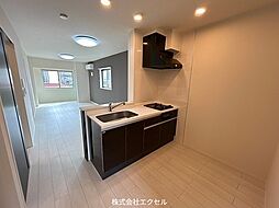 京王線 北野駅 徒歩8分の賃貸アパート 2階2LDKのリビング/ダイニング