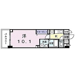 間取図画像 1K
